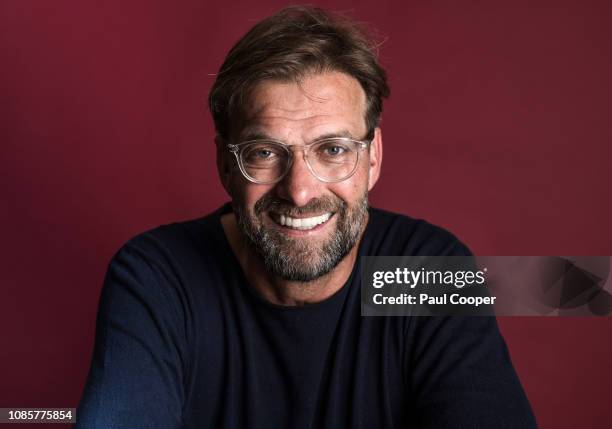 Football manager Jurgen Klopp is photographed for Telegraph on March 29, 2018 in Liverpool, England.