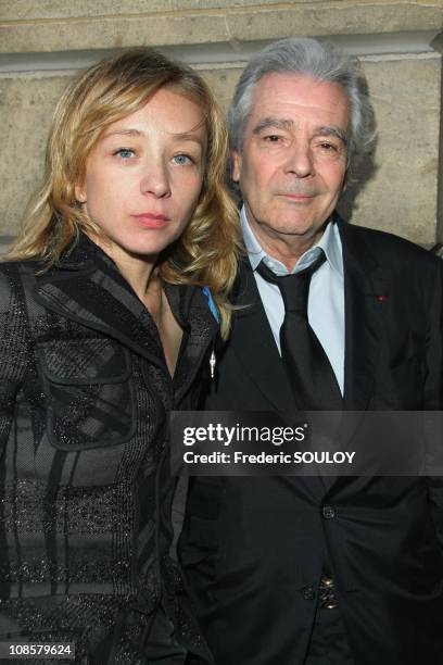 Sylvie Testud and Pierre Ardit in Paris, France on March 31, 2009