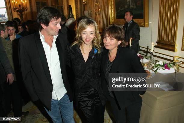 Pierre Palmade, Sylvie Testud and Diane Kurys in Paris, France on March 31, 2009
