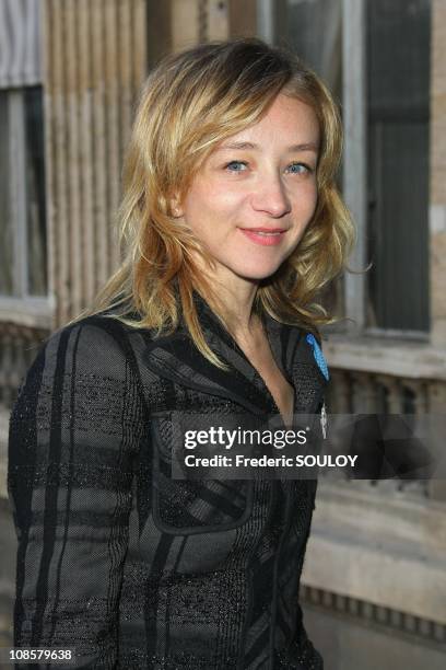 Sylvie Testud in Paris, France on March 31, 2009