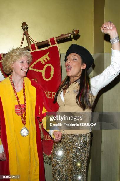 Princesse Hermine de Clermont Tonnerre in Paris, France on April 16, 2009