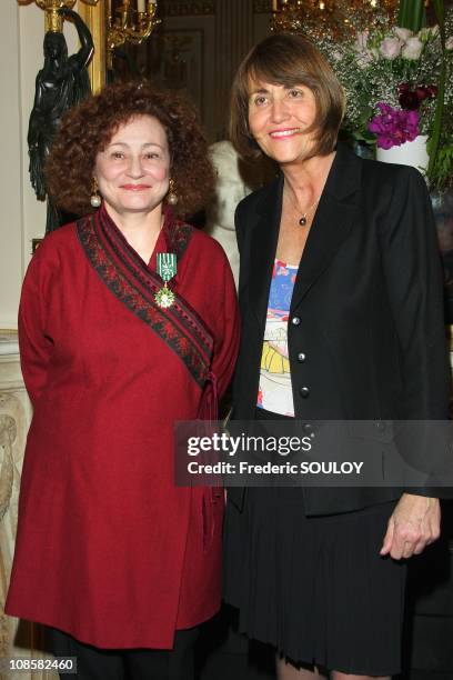 Catherine Arditi and Christine Albanel in Paris, France on March 31, 2009