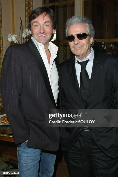 Pierre Palmade and Pierre Arditi in Paris, France on March 31, 2009