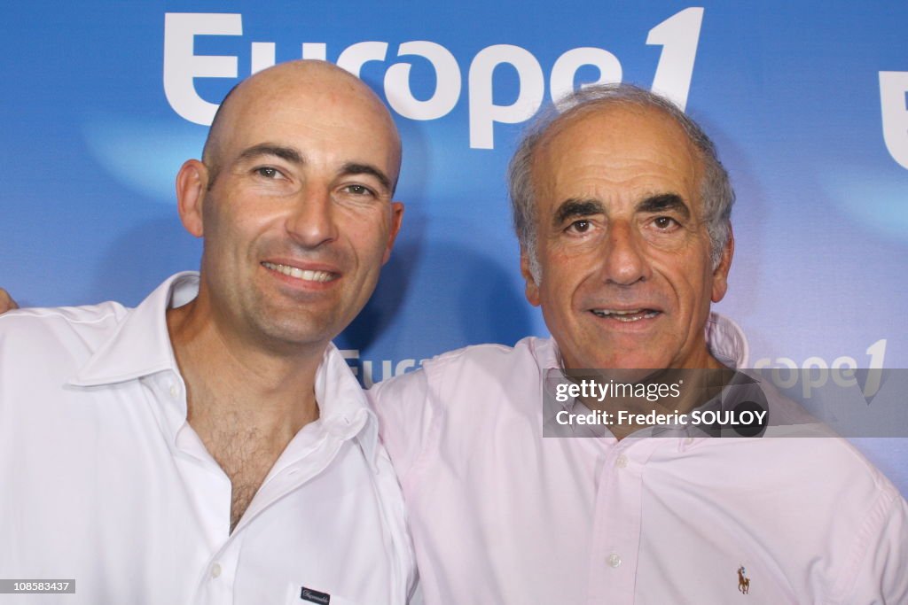 Press conference "Europe 1" in Paris, France on September 05, 2006. 