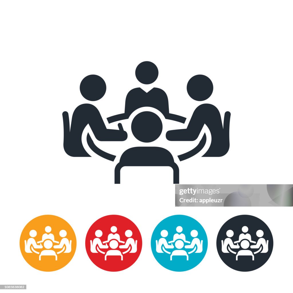 Konferenz-Zimmer-Meeting-Symbol