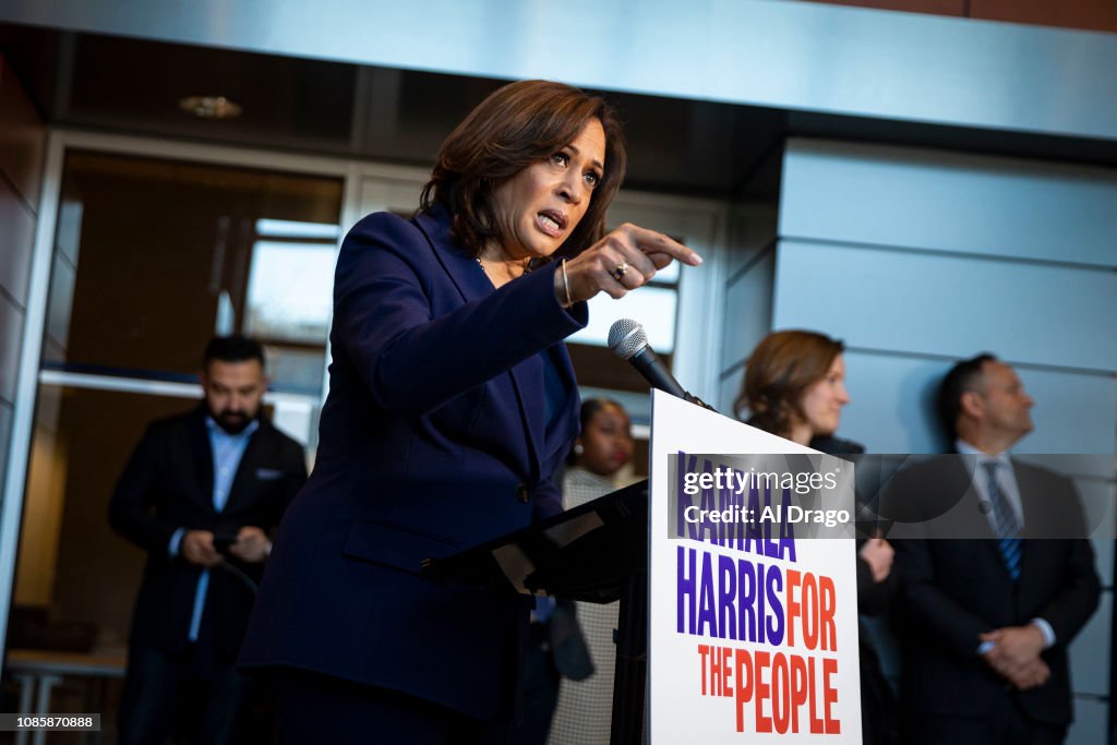 Sen. Kamala Harris Speaks At Her Alma Mater Howard University