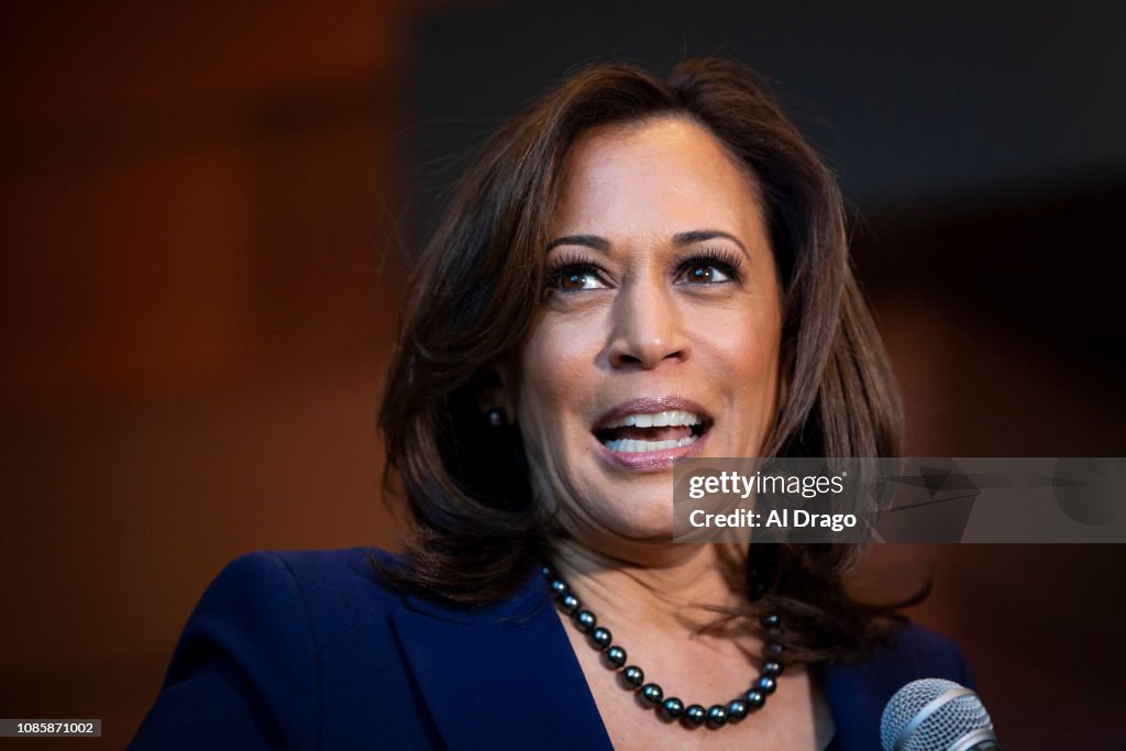Sen. Kamala Harris Speaks At Her Alma Mater Howard University