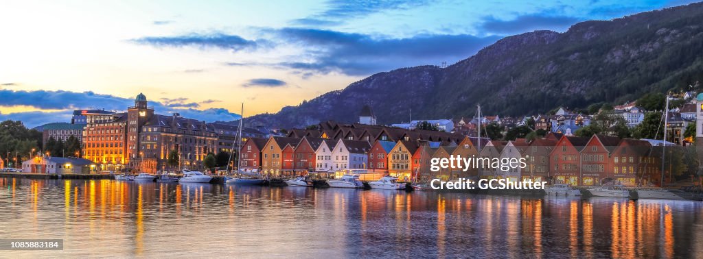 The famous Bryggen - Bergen, Norway.