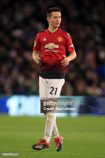 Ander Herrera of Manchester United during the Premier League match between Cardiff City and Manchester United at Cardiff City Stadium on December 22,...