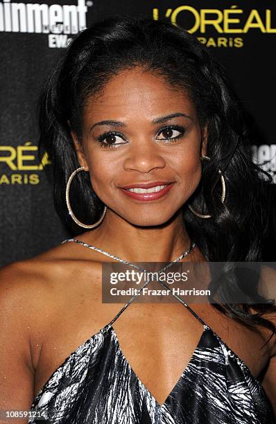 Actress Kimberly Elise arrives at Entertainment Weeklys celebration honoring the 17th Annual Screen Actors Guild Awards nominees hosted by Jess...