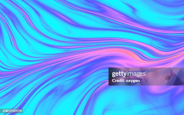 abstract neon blur waves background - paint in water stock pictures, royalty-free photos & images