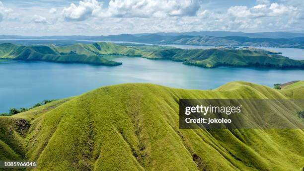 sentani lake - south pacific islands culture stock pictures, royalty-free photos & images