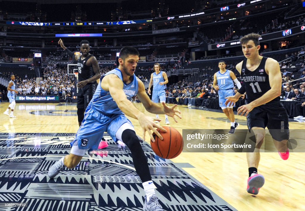 COLLEGE BASKETBALL:  JAN 21 Creighton at Georgetown