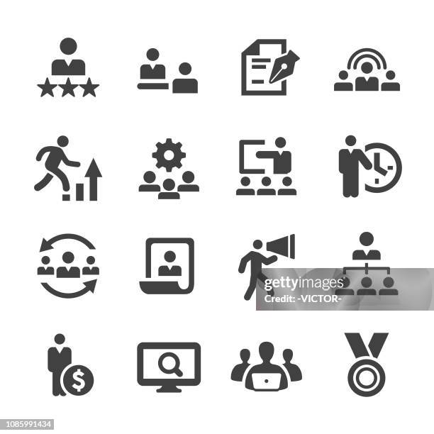 human resources icons - acme series - skill icon stock illustrations