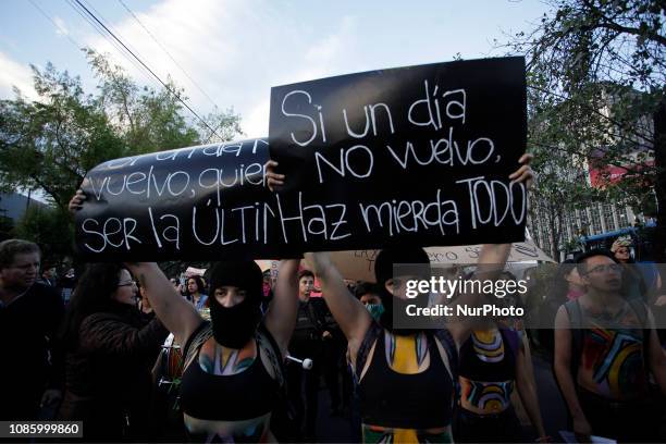 The gang rape of a woman in a bar in Quito, Ecuador, caused thousands of people to protest in the streets the gender violence with the hashtag...