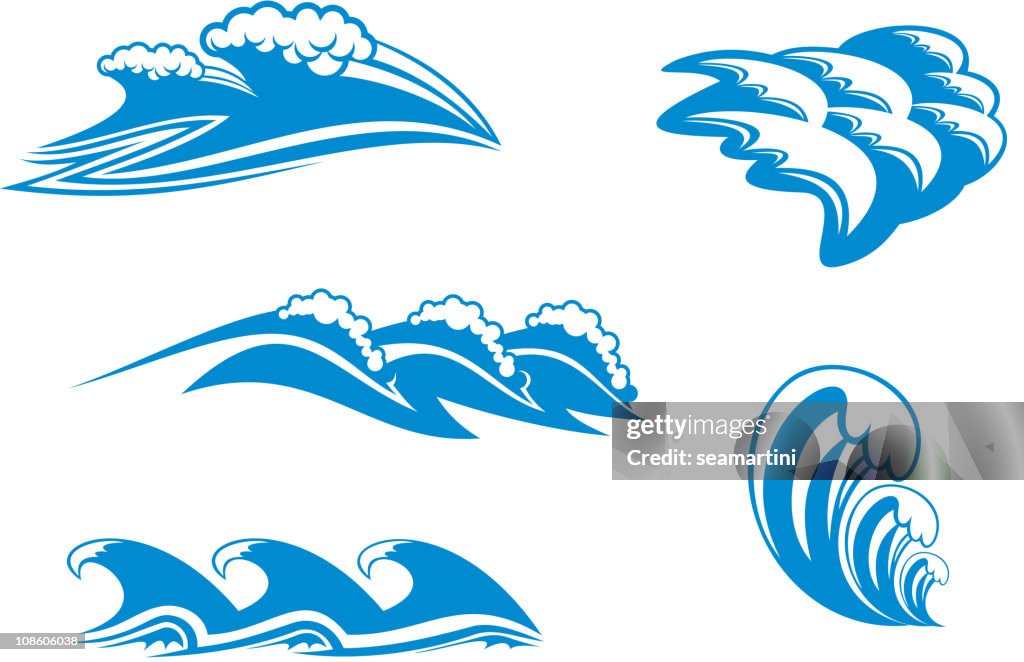 Wave Type Symbol Wave Symbols High-Res Vector Graphic - Getty Images