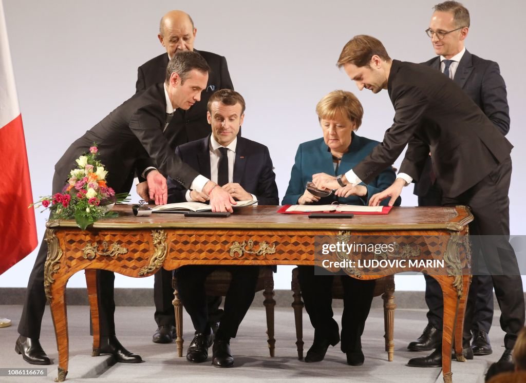 GERMANY-FRANCE-DIPLOMACY-TREATY