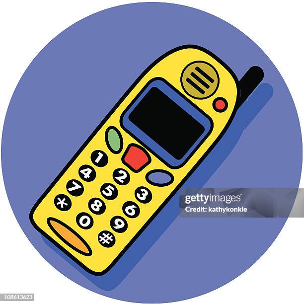 cel phone icon - electronic store display stock illustrations
