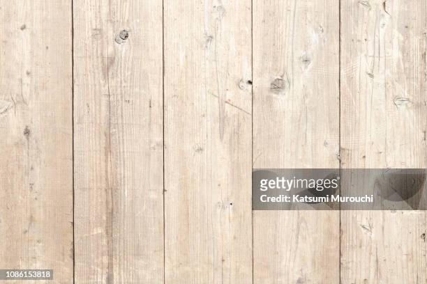 wooden board wall texture background - beige background fotografías e imágenes de stock