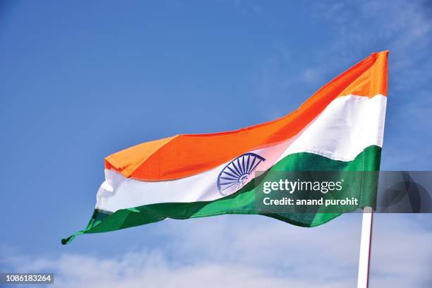 indian flag - indian tricolor stock pictures, royalty-free photos & images