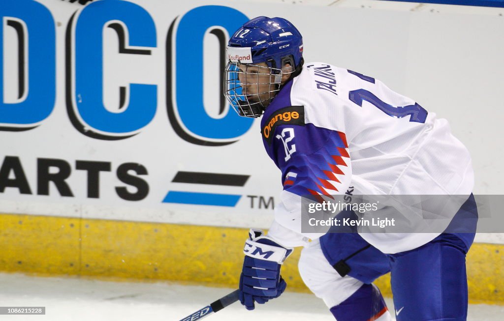 Canada v Slovakia: Exhibition - 2019 IIHF World Junior Championship