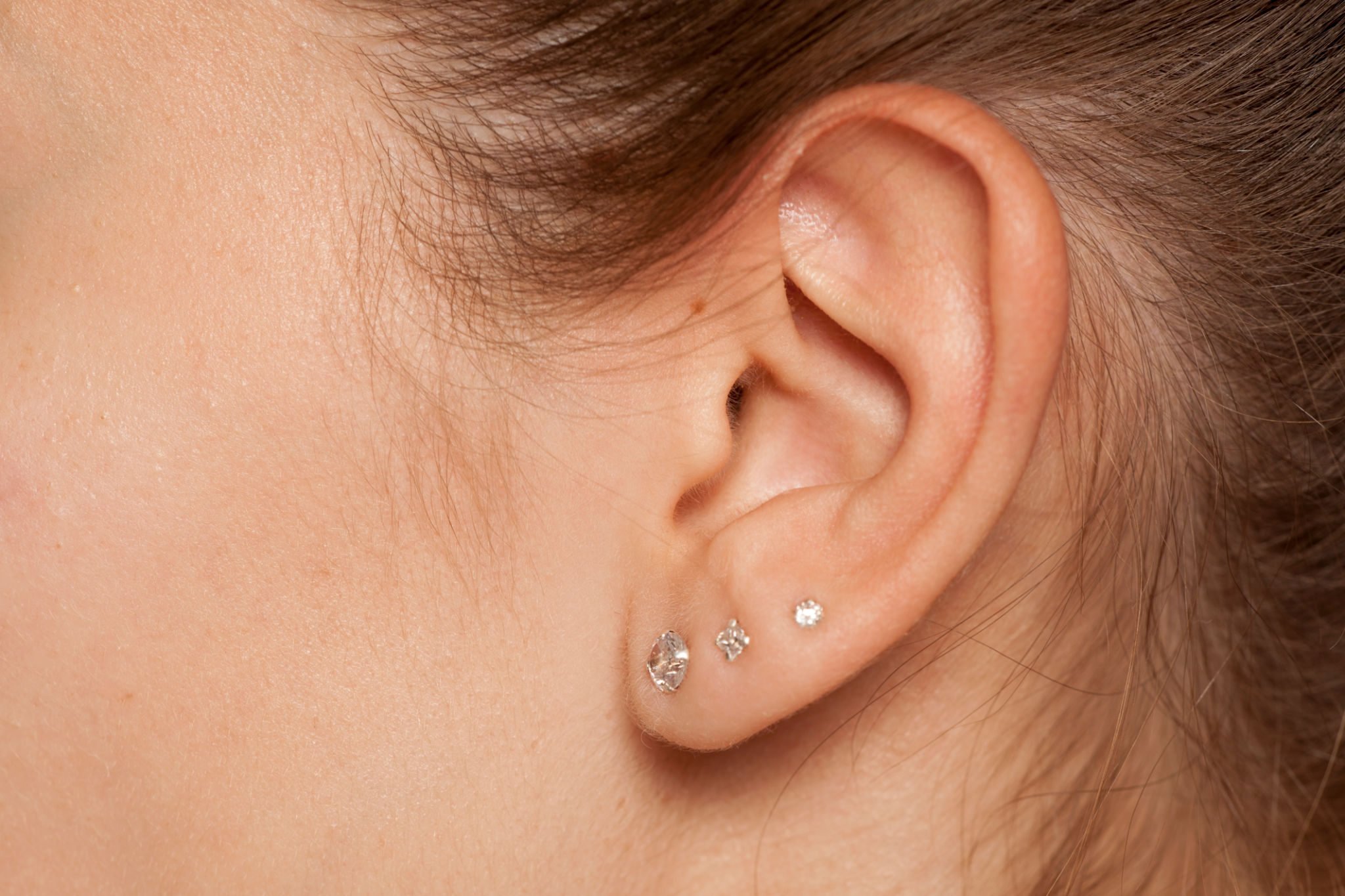 piercing close-up