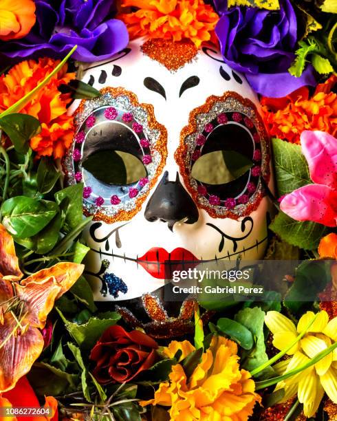 a oaxacan mask - papier mache mask stock pictures, royalty-free photos & images