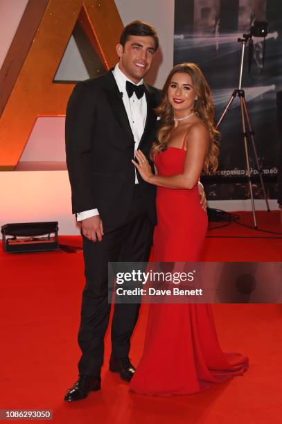 Jack Fincham and Dani Dyer attend the National Television Awards held at The O2 Arena on January 22, 2019 in London, England.