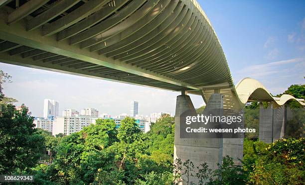 henderson waves bridge - henderson waves bridge stock pictures, royalty-free photos & images