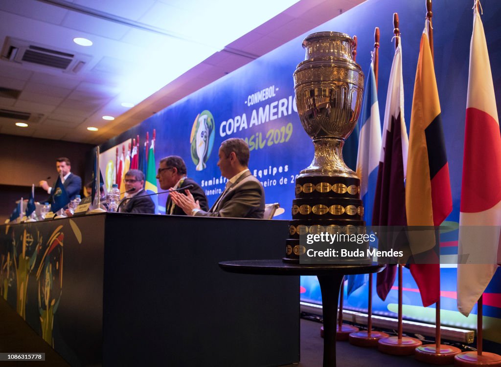 Copa America 2019: LOC and CONMEBOL Meet with Participating Nations