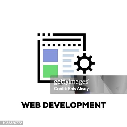 Web Development Line Icon Web Development Line Icon