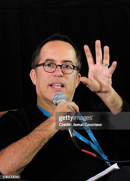 Sundance Film Festival Director John Cooper speaks during the Film Church Panal on January 30, 2011 in Park City, Utah.