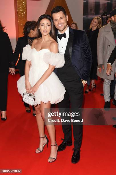 Michelle Keegan and Mark Wright attend the National Television Awards held at The O2 Arena on January 22, 2019 in London, England.