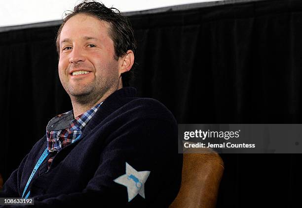 Sundance Programmer Trevor Groth speaks on the Film Church Panal on January 30, 2011 in Park City, Utah.