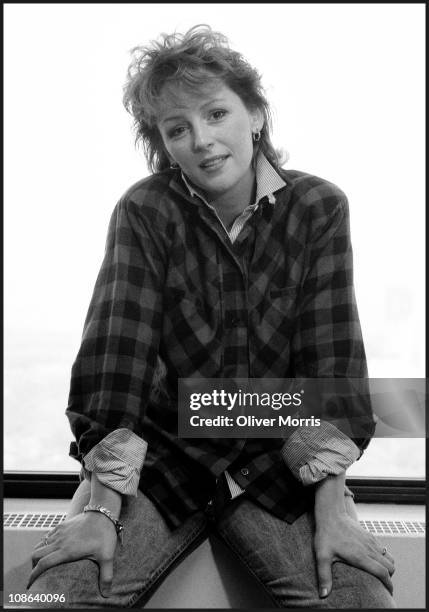 Portrait of American actress Bonnie Bedelia smiling, while posing in Manhattan, New York, mid 1980s. Photo by Oliver Morris/Getty Images)