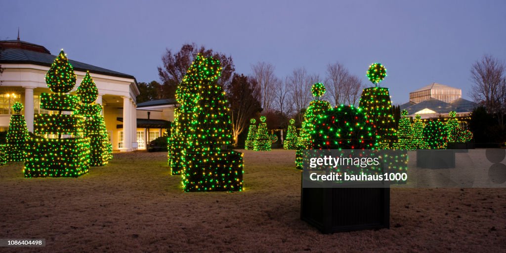 Daniel Stowe Botanical Garden During Holidays at the Garden