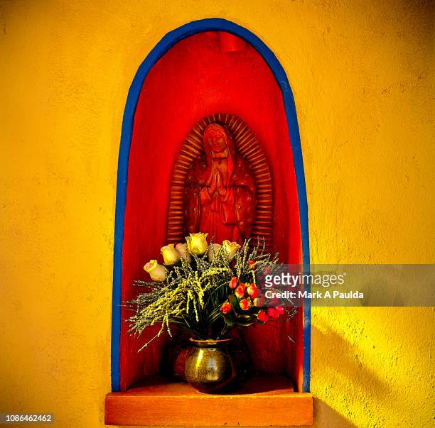 southwest madonna - adobe icons stock pictures, royalty-free photos & images