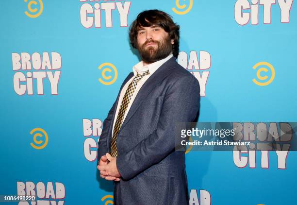 John Gemberling attends Comedy Central's 'Broad City' season five premiere party at Stage 48 on January 22, 2019 in New York City.