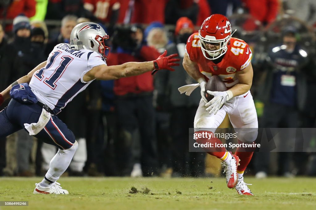 NFL: JAN 20 AFC Championship Game - Patriots at Chiefs