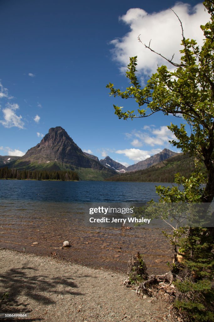 Two Medicine Lake in East Glacier