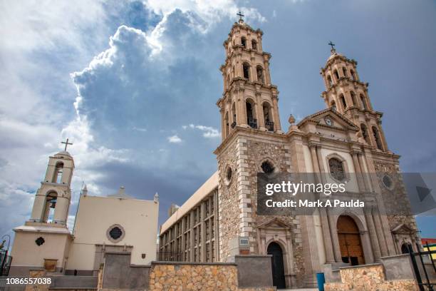 catedral de nuestra senora de guadalupe - ciudad juarez stock pictures, royalty-free photos & images