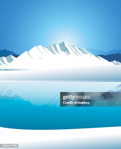 arctic - kenai peninsula stock illustrations
