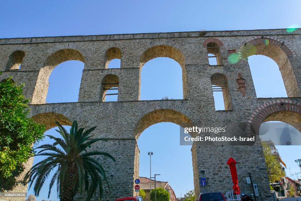 Kavala Aqueduct,  Macedonia, Greece