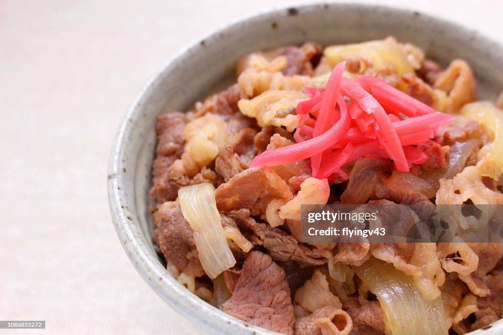 Beef bowl