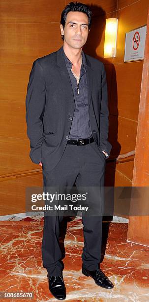 Arjun Rampal at a promotional event for "Let's Design" season 3, in Mumbai January 31, 2011.