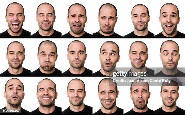 useful faces - gesturing stockfoto's en -beelden