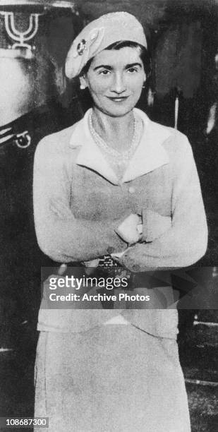French fashion designer Coco Chanel , 1932.