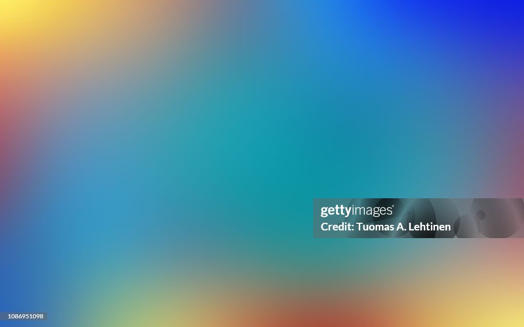 Soft, vibrant and blurred colorful abstract gradient background.