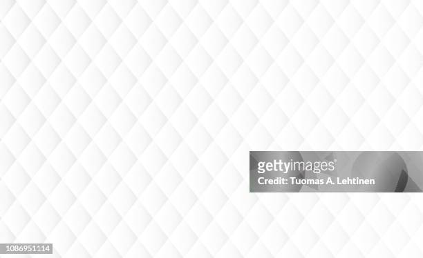 abstract white and light gray geometric rhombus (diamond) shape background. - romboidale foto e immagini stock