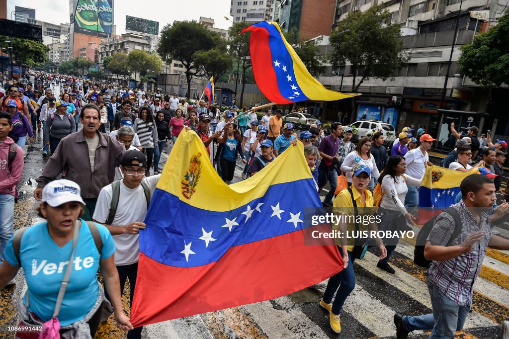 VENEZUELA-POLITICS-OPPOSITION-DEMO